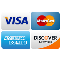 We accept all credit cards