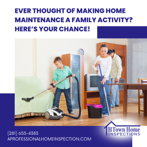 Family members bond while working together to clean the house.